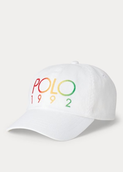 Gorra Polo Ralph Lauren Hombre Blancos - Polo 1992 Chino Ball - TYLWR6920